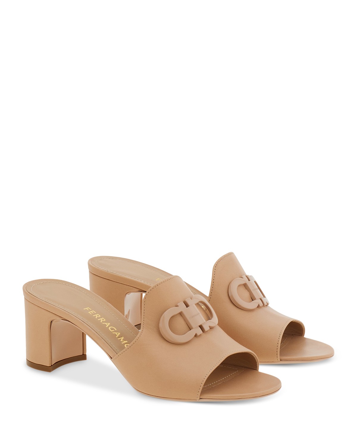 Ferragamo Women's Rexy 55 Sandals in Amaretti