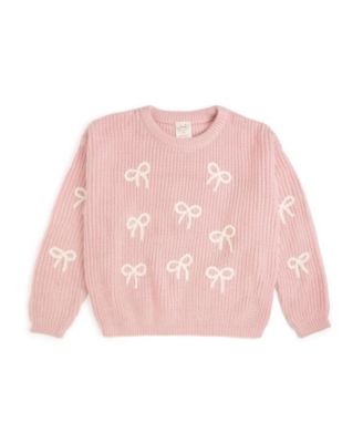 Unisex Over Bows Knit Sweater