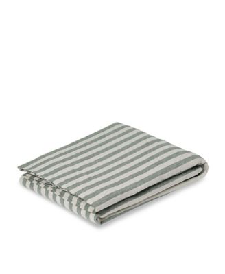 Pembroke Stripe Linen Blend Flat Sheet, Twin