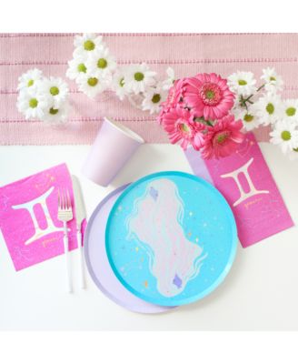  Zodiac Themed Paper Party Guest Napkins, Set of 16
