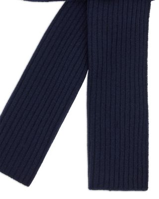 Men's Ribbed Cashmere Scarf