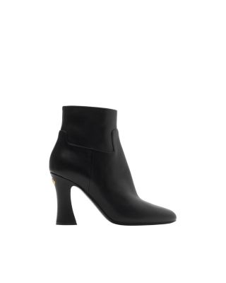 Women's Leather Trinket Ankle Boots