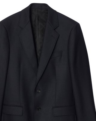 Check Wool Tailored Jacket