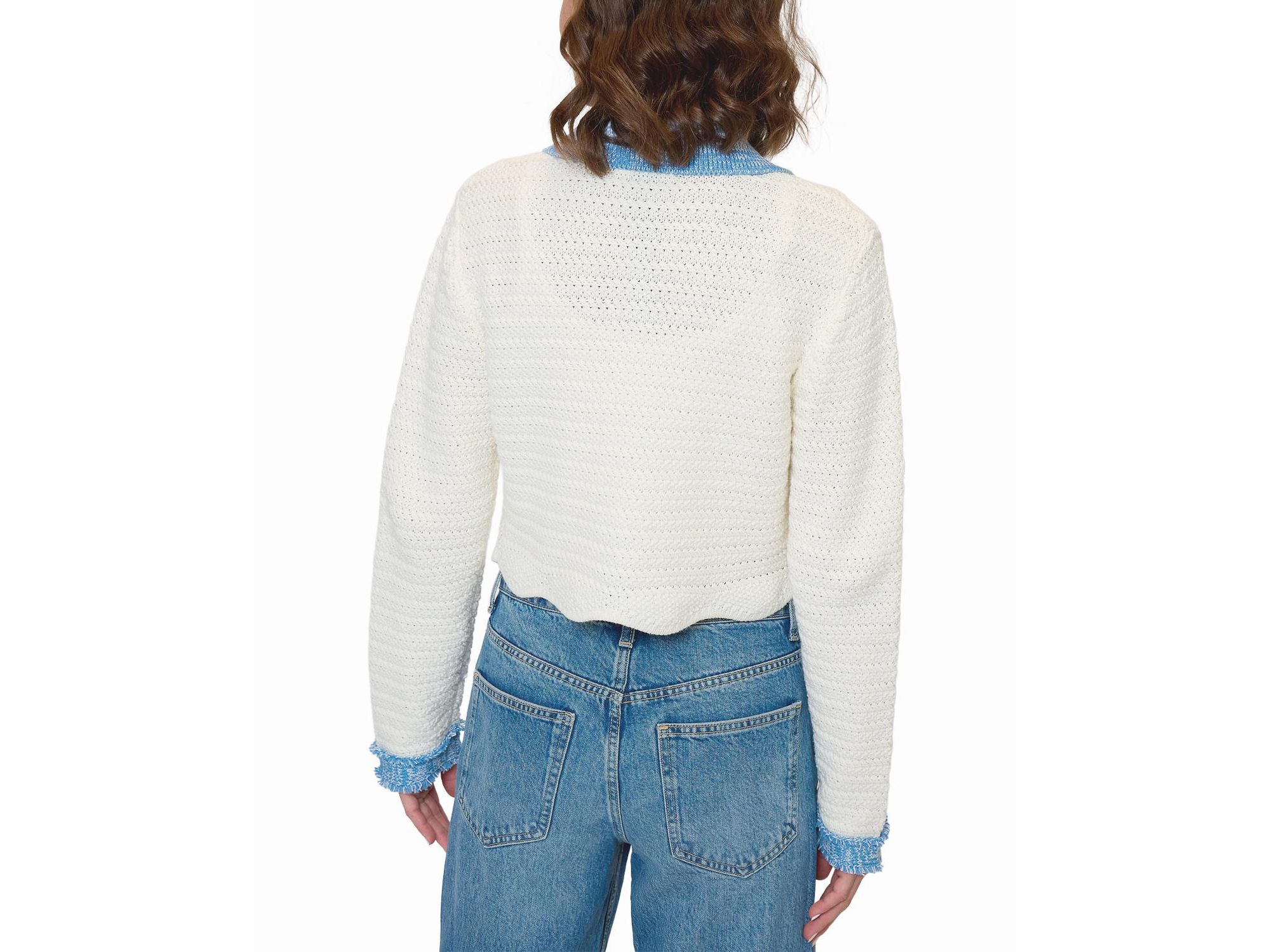 Women's Rose Scallop Edge Sweater — Image 3