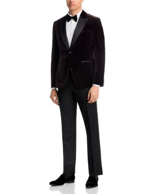 Velvet Satin Peak Slim Fit Dinner Jacket
