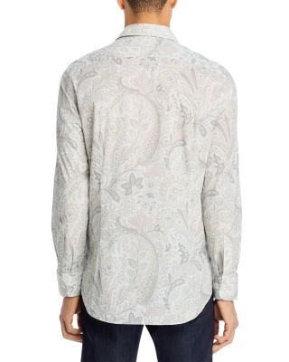 Soft Tonal Paisley Print Shirt