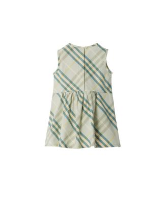  Girls' Check Cotton Dress - Baby