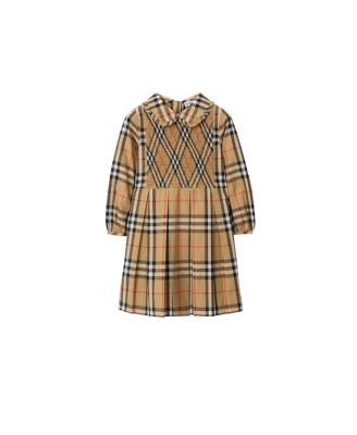  Girls' Check Cotton Poplin Dress - Little Kid, Big Kid