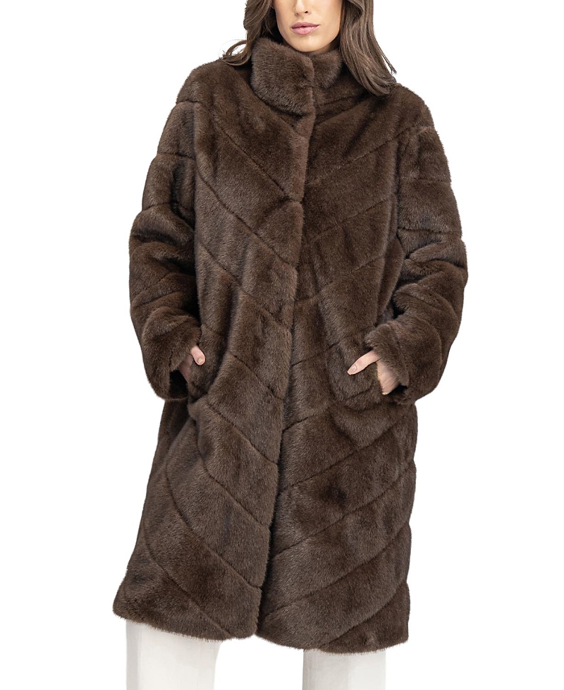 Lyla Grant Faux Fur Mink Coat