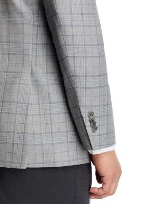 Flynn Plaid Wool Classic Fit Sportcoat