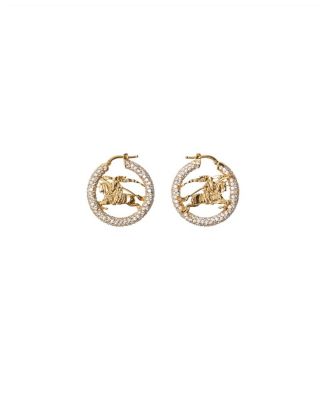 EKD Pave Hoop Earrings