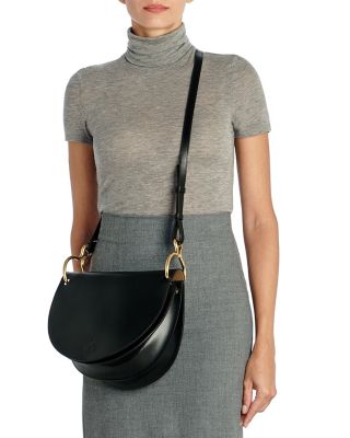 Consuelo Brass Ring Leather Crossbody