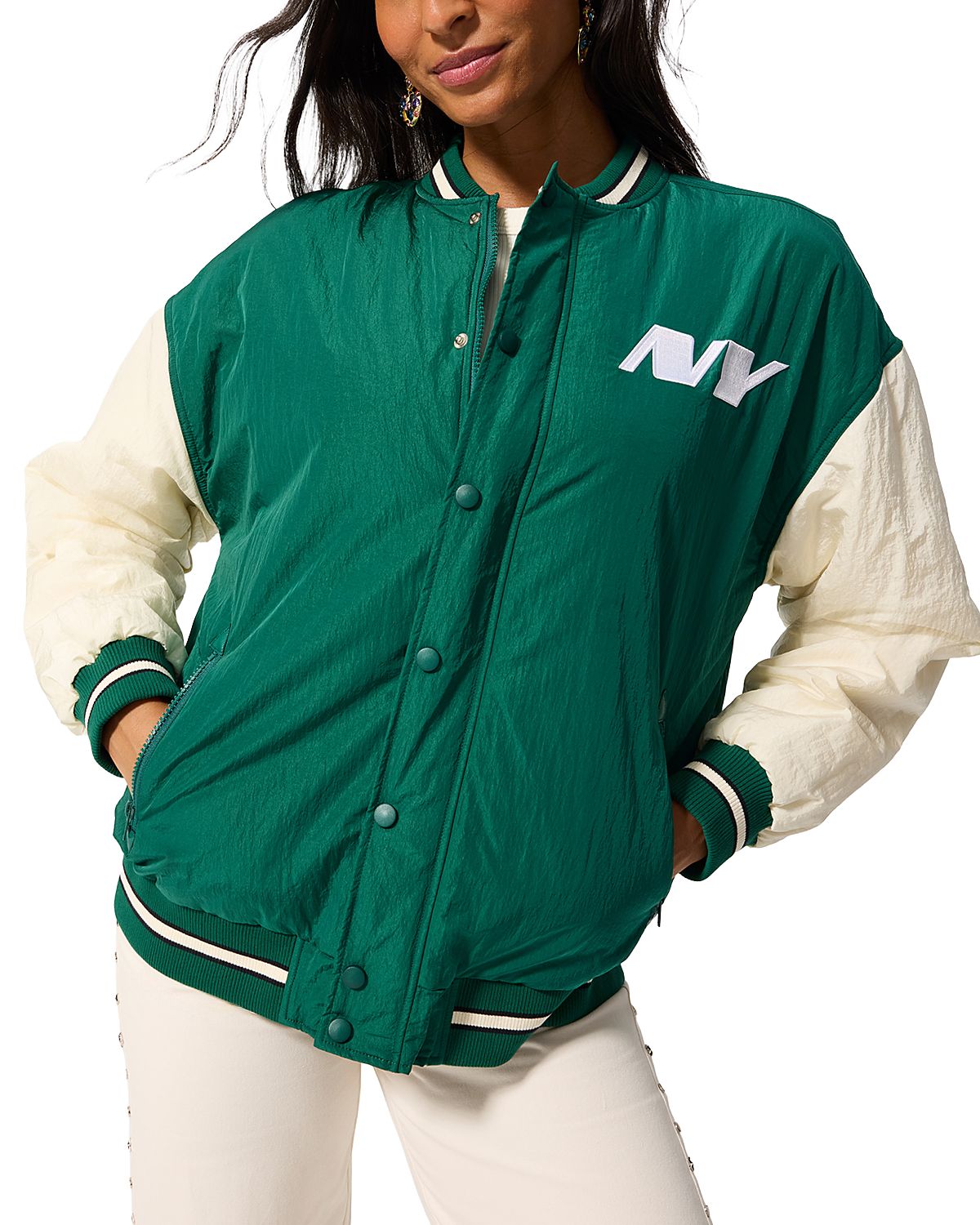 Terez New York Jets Bomber Jacket