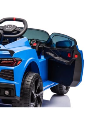 Corvette C8 Stingray 12V 1-Seater Ride on for Kids 3-8 - Ages 2-4