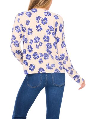 Flower Print Sweater 