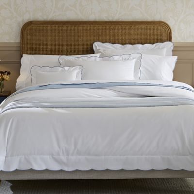 Limana Scalloped Standard Pillowcase, Pair