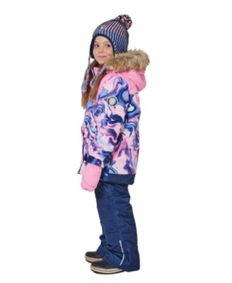 Girls' Lined Peruvian Knit Pompom Hat - Baby, Little Kid, Big Kid