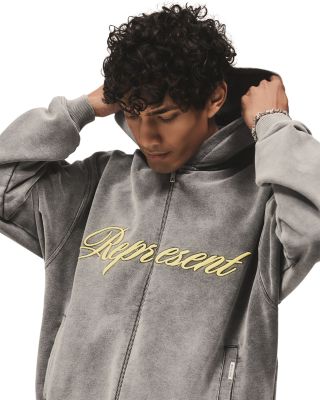 Script Logo Zip Hoodie