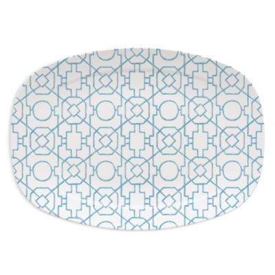 Aqua Trellis Platter