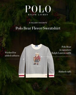 Boys' Polo Bear Fleece Sweatshirt - Big Kid