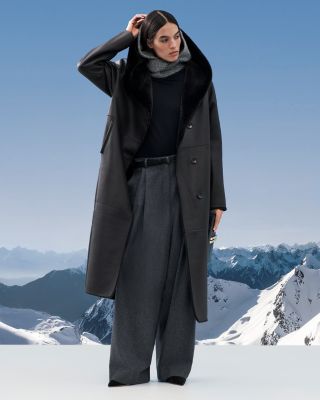  Reversible Nappa Shearling Coat