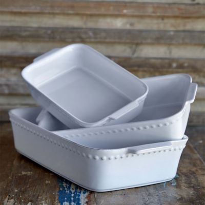 Pearls 15" Rectangular Baker