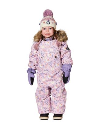 Girls' One-Piece Play Snowsuit Designed for Car Seat Cat - Baby, Little Kid