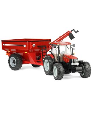 Big Farm 1/16 Case IH Puma 215 Tractor with J&M Grain Cart Wagon - Ages 5-7 Years