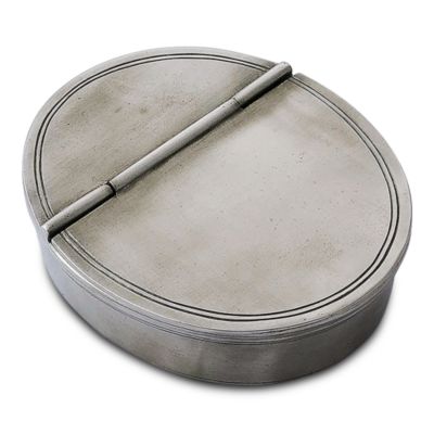 Pewter Lidded Cigar Ash Tray