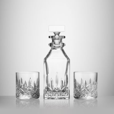 Lismore 3-Piece Connoisseur Square Decanter and Tumbler Set