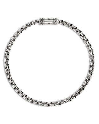 Sterling Silver Box Chain Bracelet