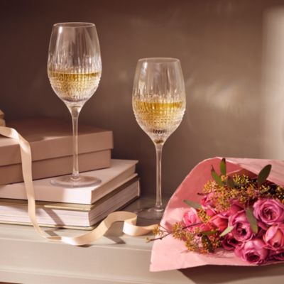 Lismore Diamond Essence Medium White Wine Glasses, Set of 2