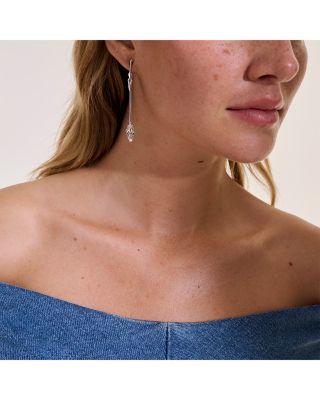 Sterling Silver Naga Dragon Drop Earrings