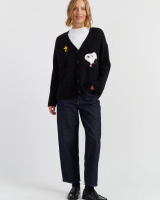 Women's Wool Cashmere Peek Pocket Cardigan