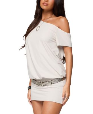 Dorie Off Shoulder Cut Out Mini Dress