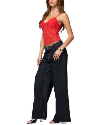 Eira Sheer Lace Tank Top