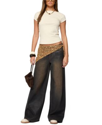 Oliana Ribbed Boat Neck T-Shirt