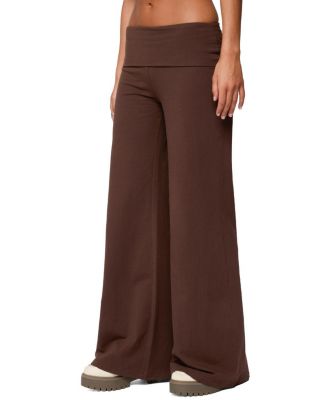  Wide Leg Fold Over Pants