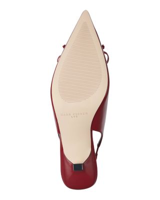 Women's Gretel Leather Slingback Pumps