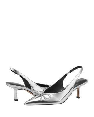 Women's Gretel Leather Slingback Pumps