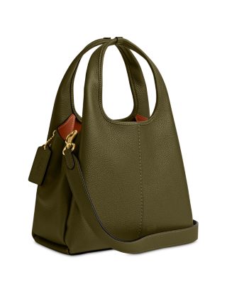 Lana 23 Pebbled Leather Shoulder Bag