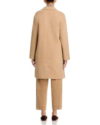 Notch Collar Wool Coat