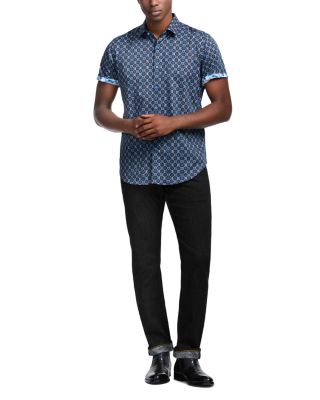 Bramston Medallion Short Sleeve Woven Shirt