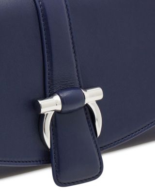 Small Front Flap Leather Crossbody
