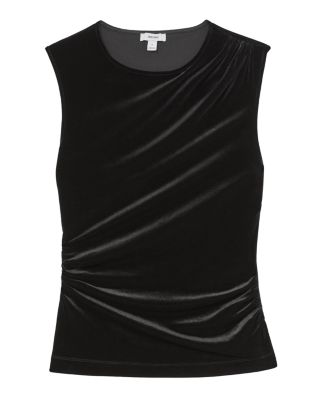 Scarlett Drape Velvet Top