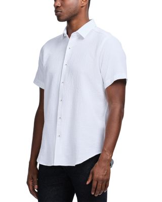 Reid Textured Short Sleeve Woven Shirt