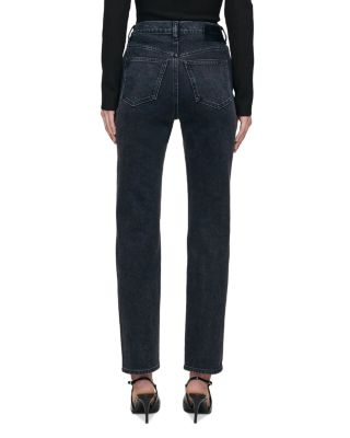 Kristy Cigarette High Rise Jeans in Nightshade