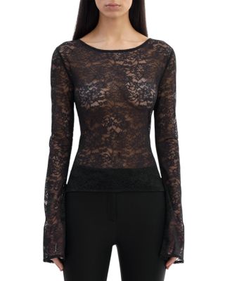 Lamarque Lace Bell Sleeve Top