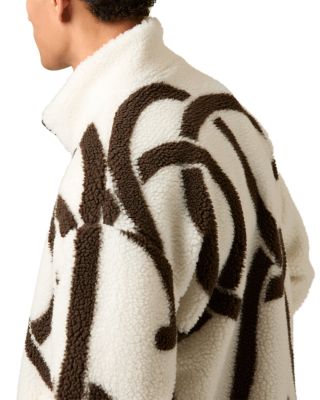 Kidd Jacquard Fleece Zip Front Jacket