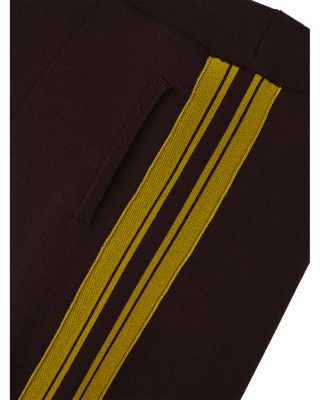 Samson Knitted Wide Leg Side Stripe Pants